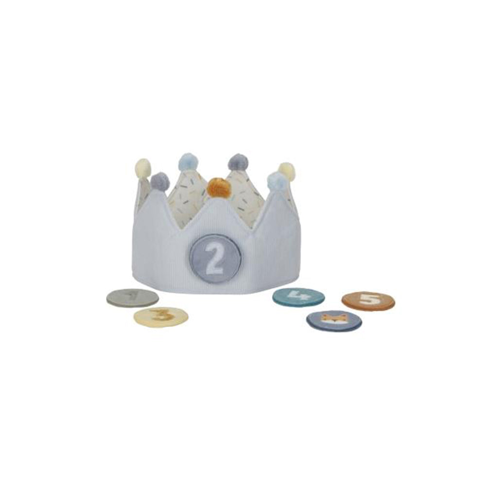 '- ["Accessori","FW25","Giocattoli","Infant","Kids","Little Dutch","Toddler"] - Giocattolo Little Dutch Corona Compleanno con numeri blu LD45162 - Lupis SRL