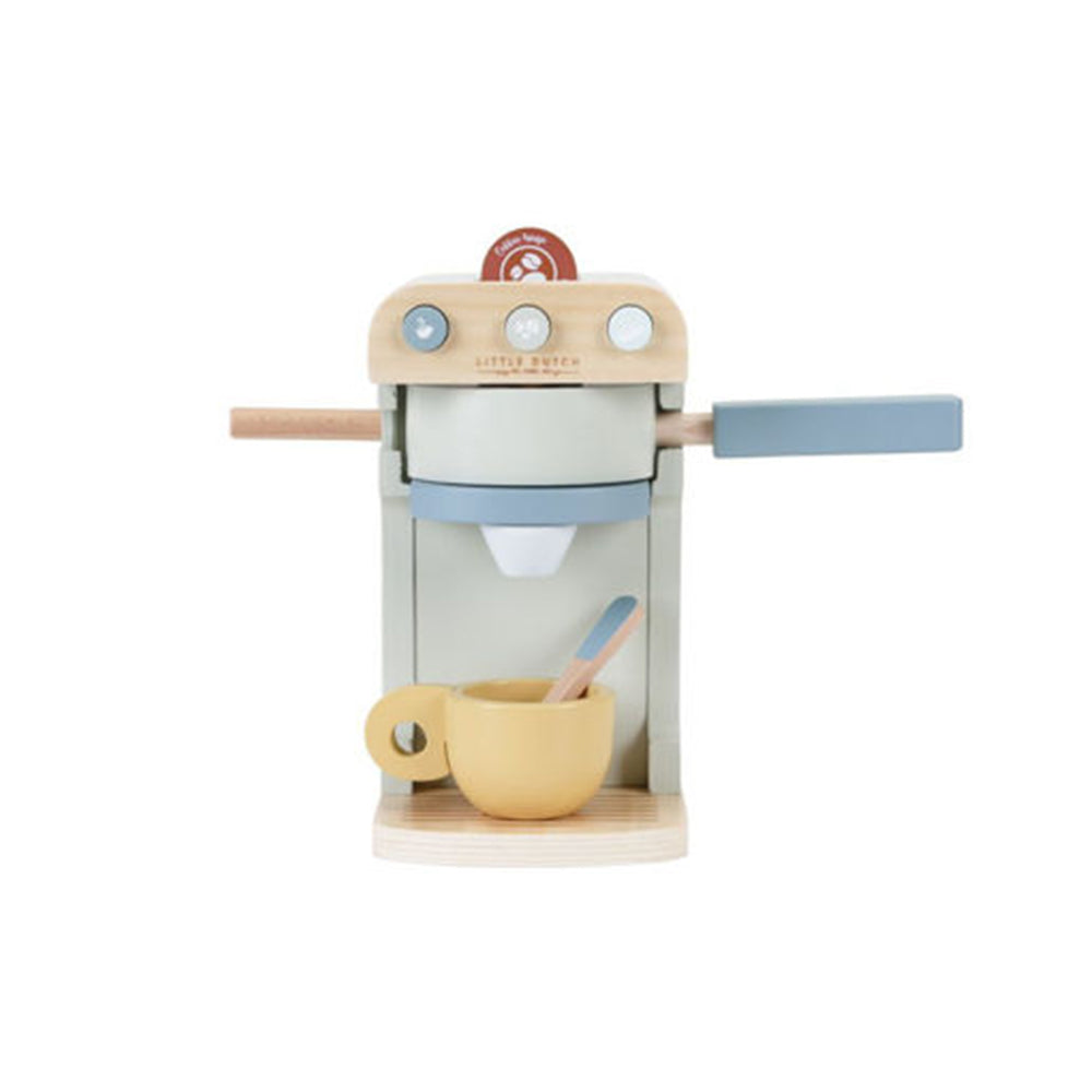 '- ["Accessori","FW25","Giocattoli","Infant","Kids","Little Dutch","Toddler"] - Giocattolo Little Dutch Macchina del caffè In Legno LD7081 - Lupis SRL