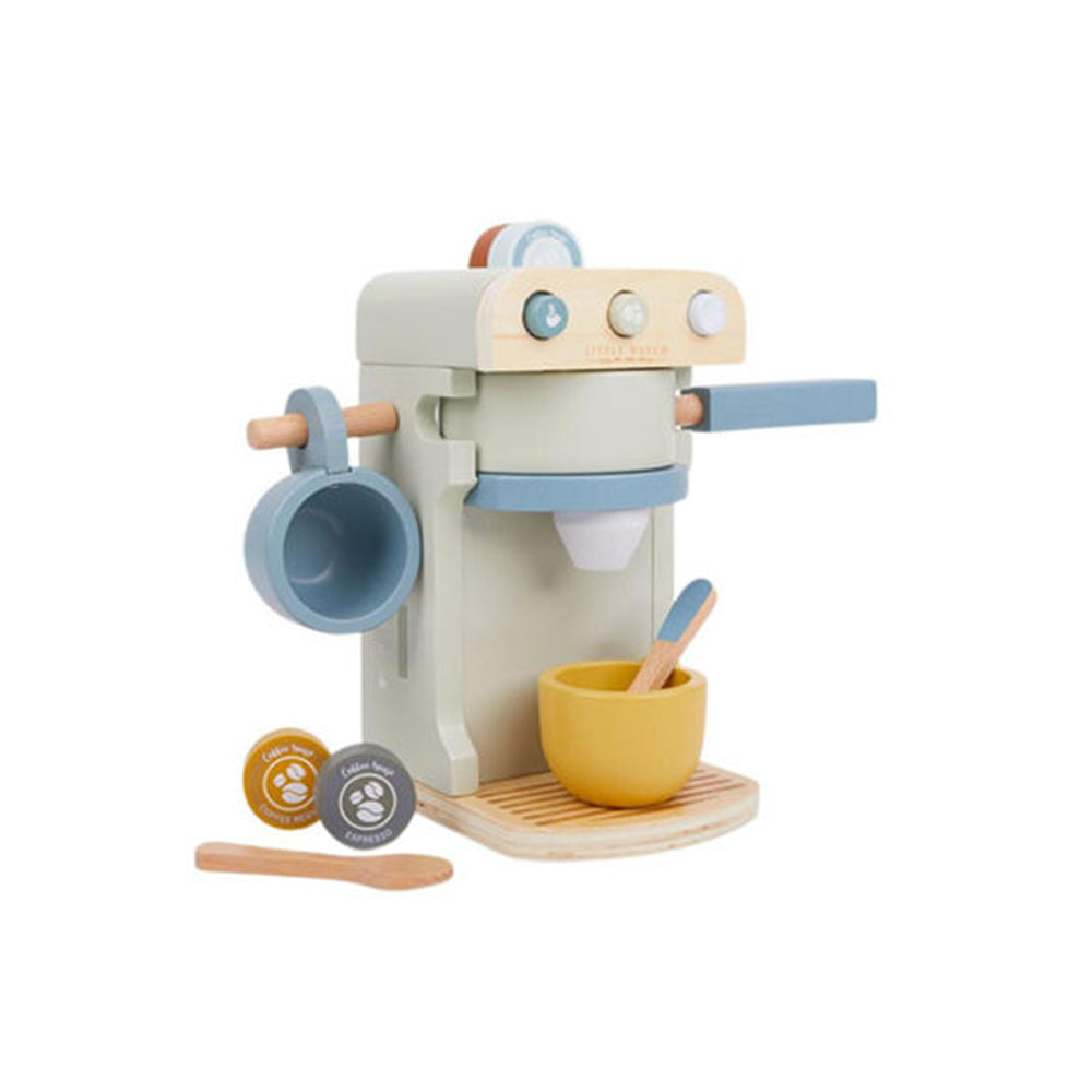 '- ["Accessori","FW25","Giocattoli","Infant","Kids","Little Dutch","Toddler"] - Giocattolo Little Dutch Macchina del caffè In Legno LD7081 - Lupis SRL