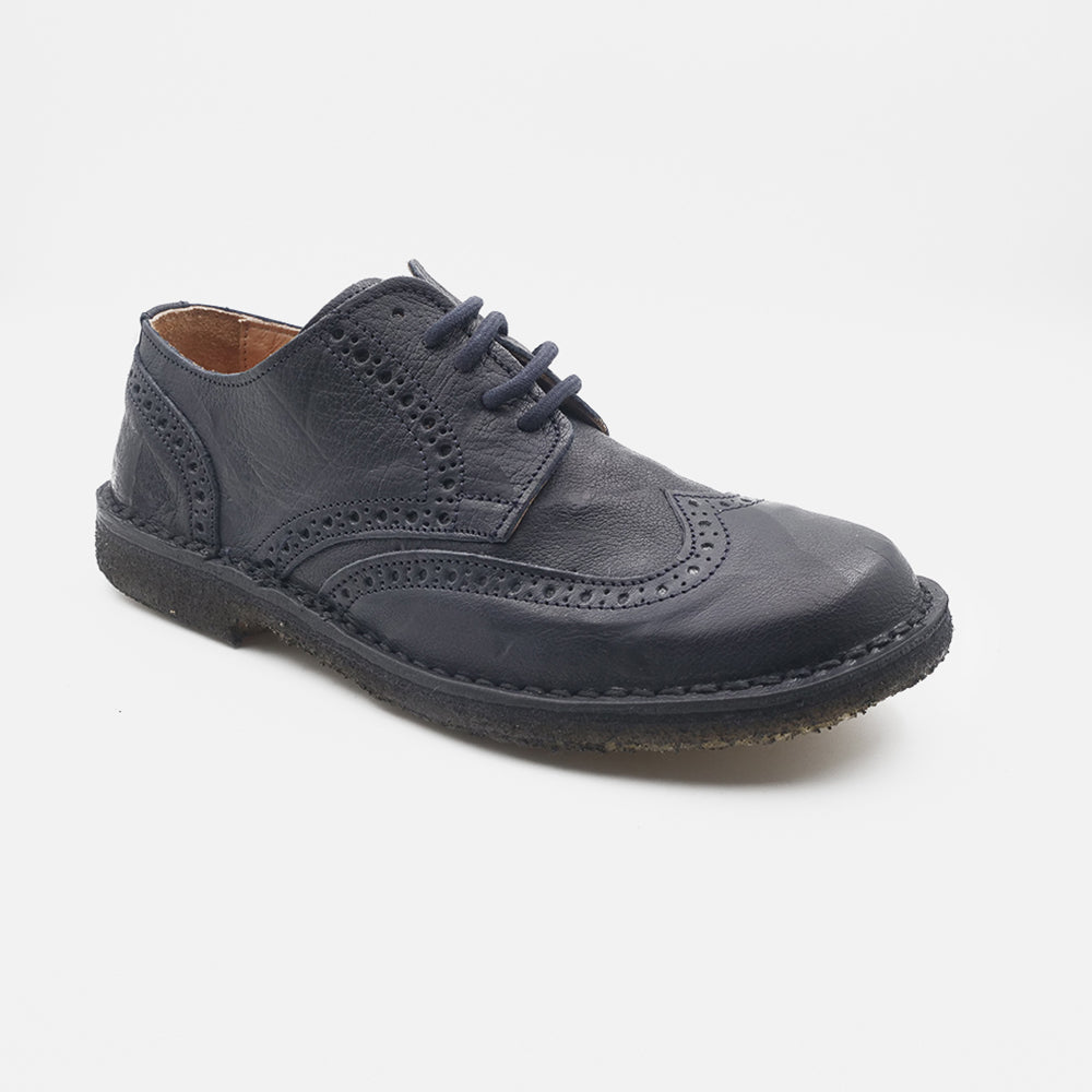 '- ["Artigianato","Derby","Donna","Manufatto Toscano Vinci","Nuovo","Scarpe"] - Manufatto Toscano Vinci Capra Blu 200 - Lupis SRL