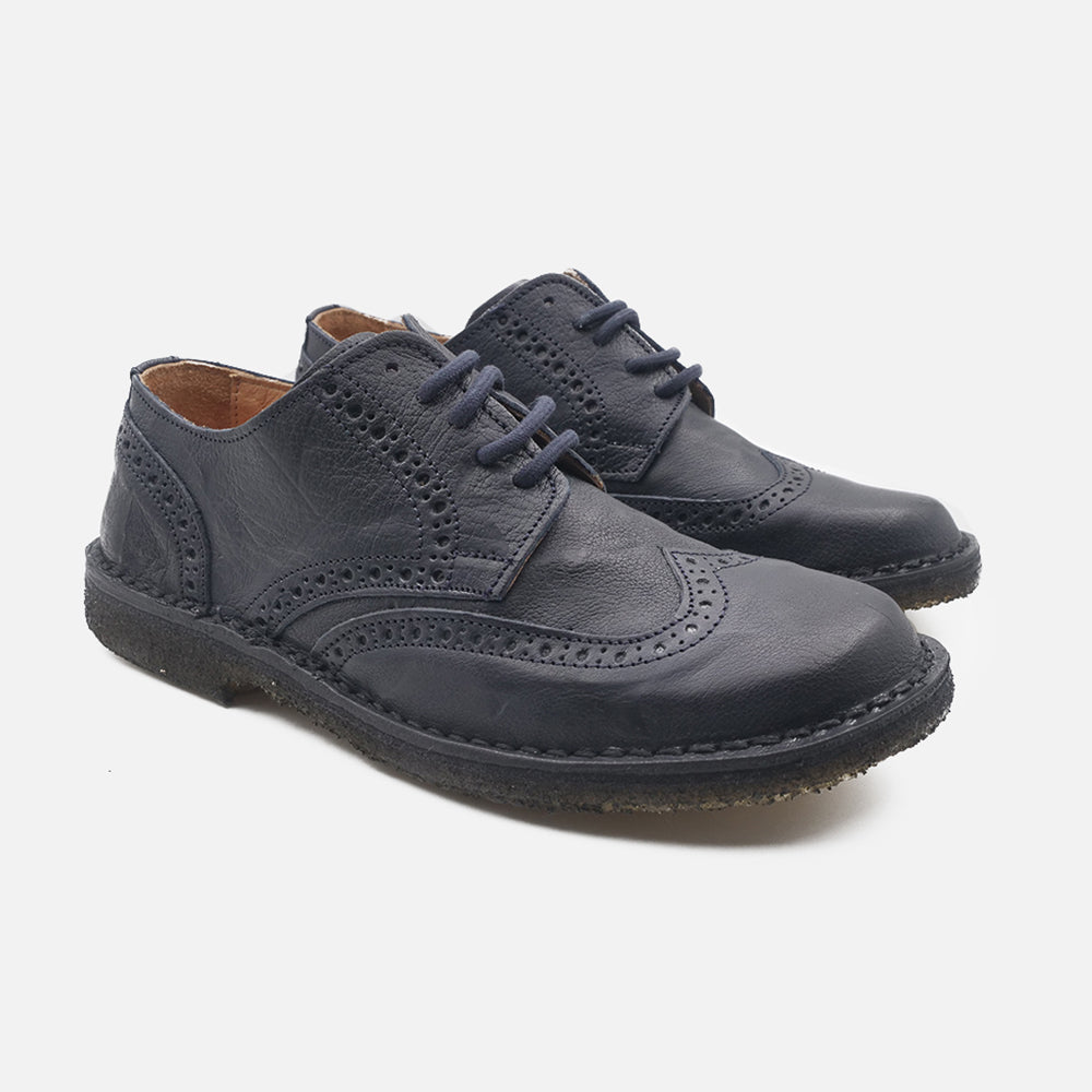 '- ["Artigianato","Derby","Donna","Manufatto Toscano Vinci","Nuovo","Scarpe"] - Manufatto Toscano Vinci Capra Blu 200 - Lupis SRL