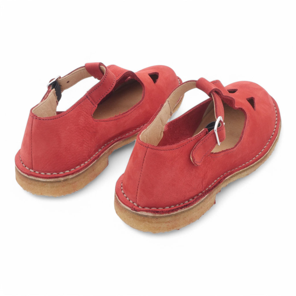 '- ["Artigianato","Donna","Manufatto Toscano Vinci","PE25","Sandali Eleganti","Scarpe"] - Manufatto Toscano Vinci Nabuk Rosso 3 - Lupis SRL