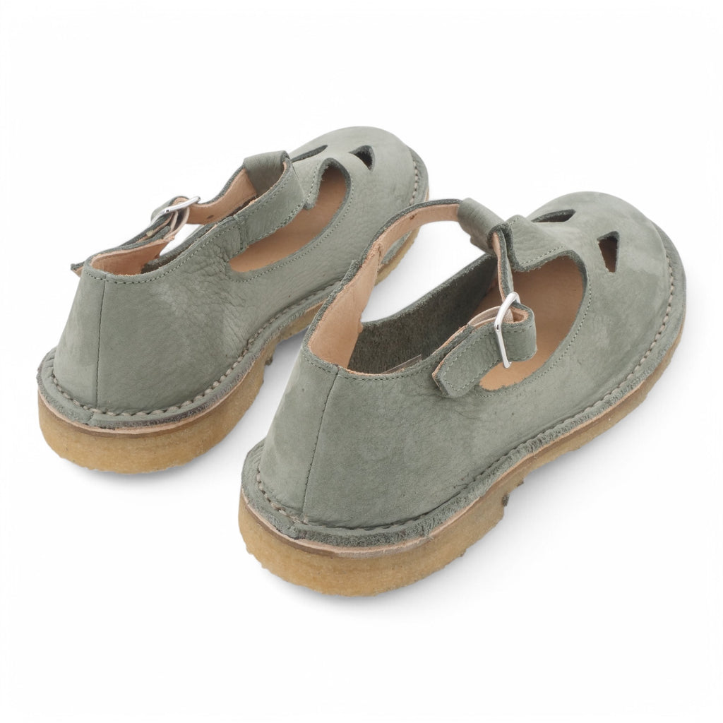 '- ["Artigianato","Donna","Manufatto Toscano Vinci","PE25","Sandali Eleganti","Scarpe"] - Manufatto Toscano Vinci Nabuk Verde 3 - Lupis SRL
