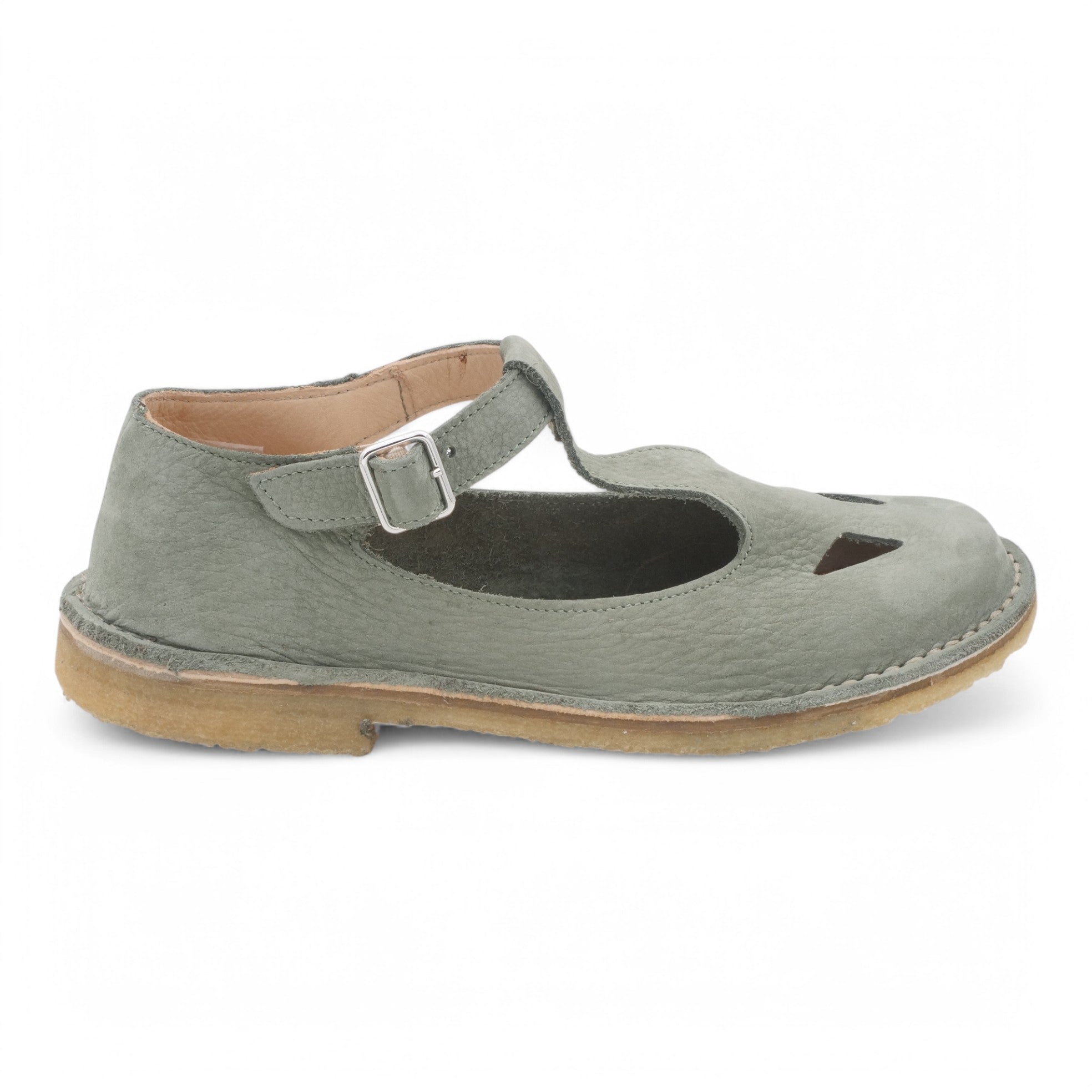 '- ["Artigianato","Donna","Manufatto Toscano Vinci","PE25","Sandali Eleganti","Scarpe"] - Manufatto Toscano Vinci Nabuk Verde 3 - Lupis SRL