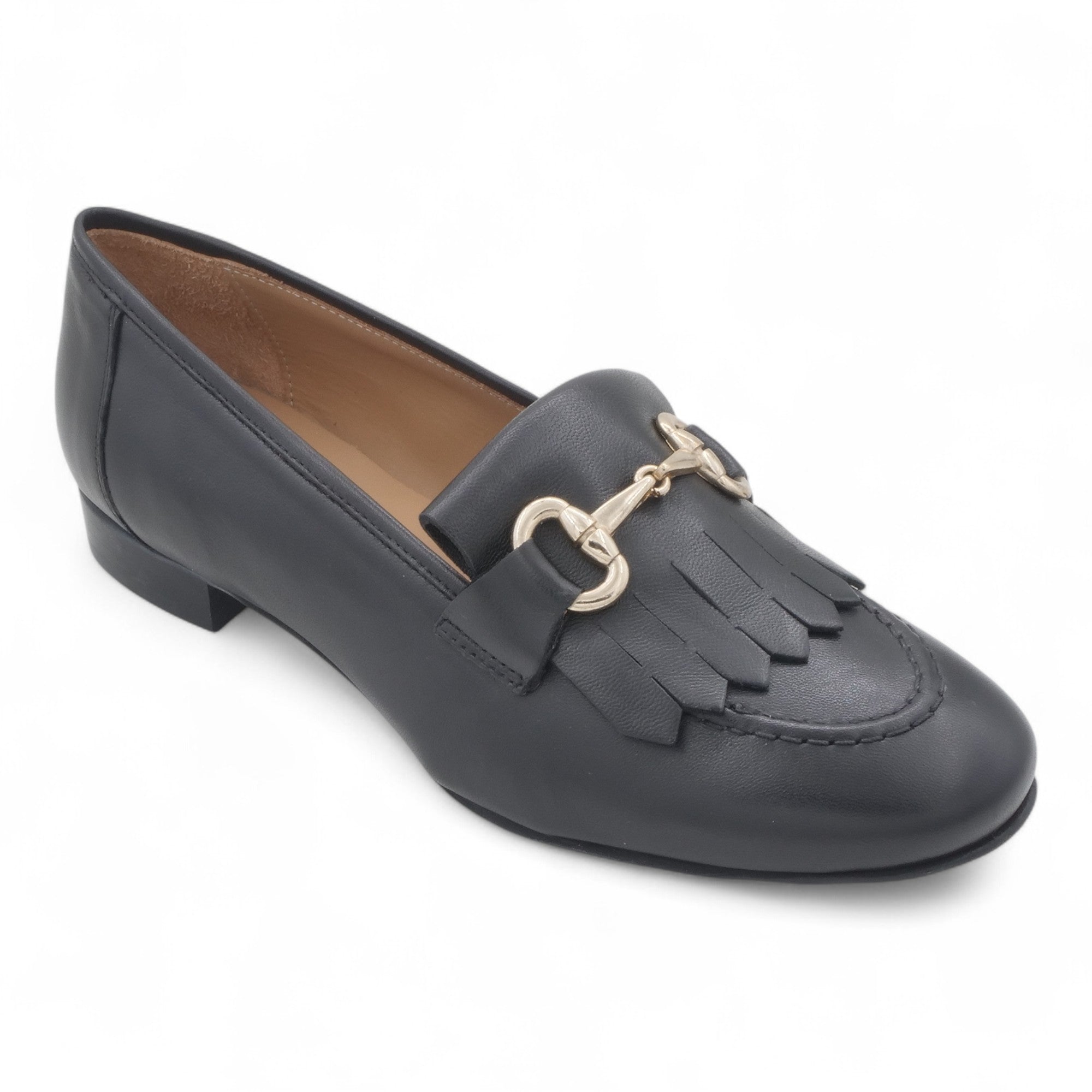 '- ["Artigianato","Donna","Eva Picci","Mocassini","Scarpe"] - Mocassini Da Donna Eva Picci 1430 Pelle Nero - Lupis SRL