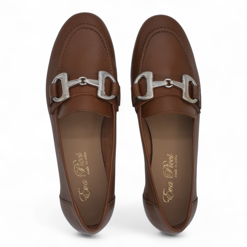 '- ["Artigianato","Donna","Eva Picci","Mocassini","Scarpe"] - Mocassini Da Donna Eva Picci 1432 Pelle Cuoio - Lupis SRL