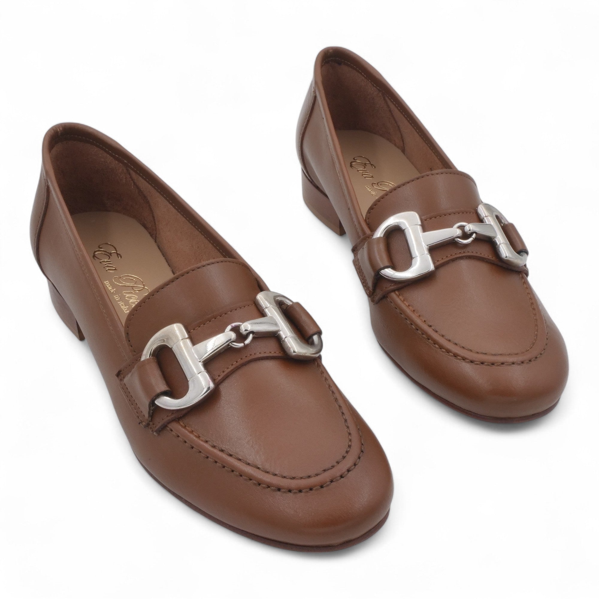 '- ["Artigianato","Donna","Eva Picci","Mocassini","Scarpe"] - Mocassini Da Donna Eva Picci 1432 Pelle Cuoio - Lupis SRL