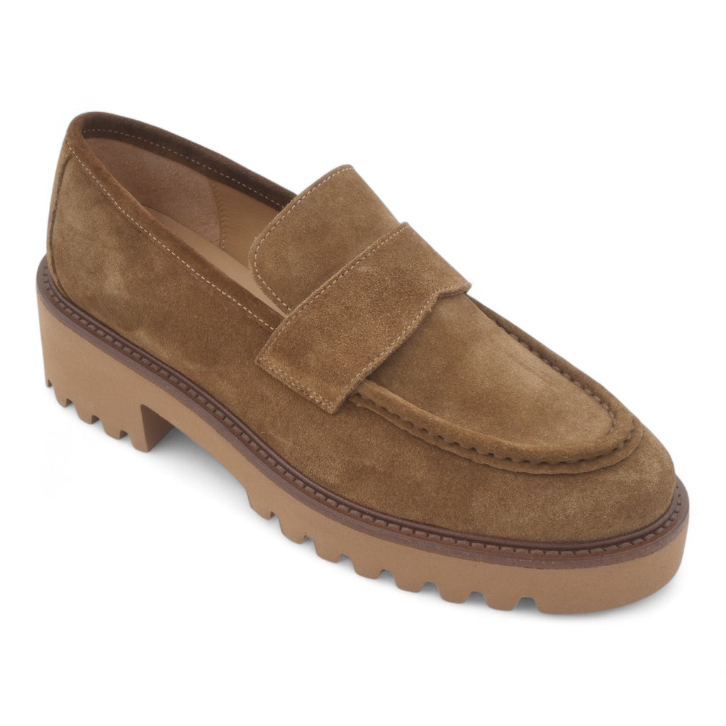 '- ["Artigianato","Donna","Eva Picci","FW24","Mocassini","Scarpe"] - Mocassini Da Donna Eva Picci Camoscio Brandy 5020 - Lupis SRL