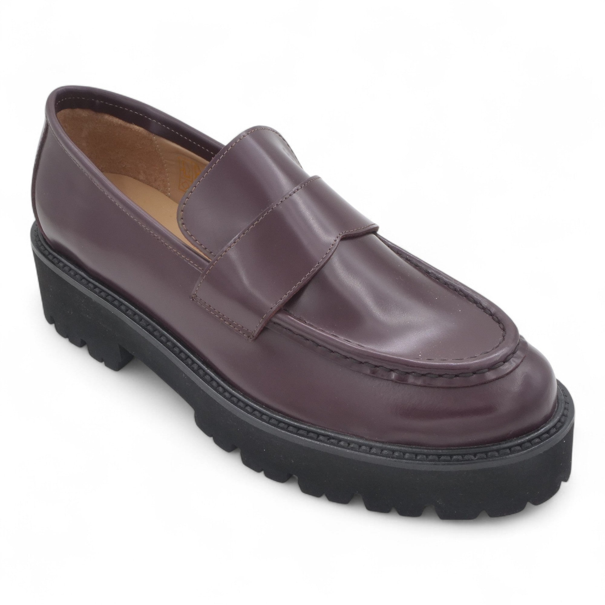 '- ["Artigianato","Donna","Eva Picci","FW24","Mocassini","Scarpe"] - Mocassini Da Donna Eva Picci XL Pelle Abrasivato Vino 5020 - Lupis SRL