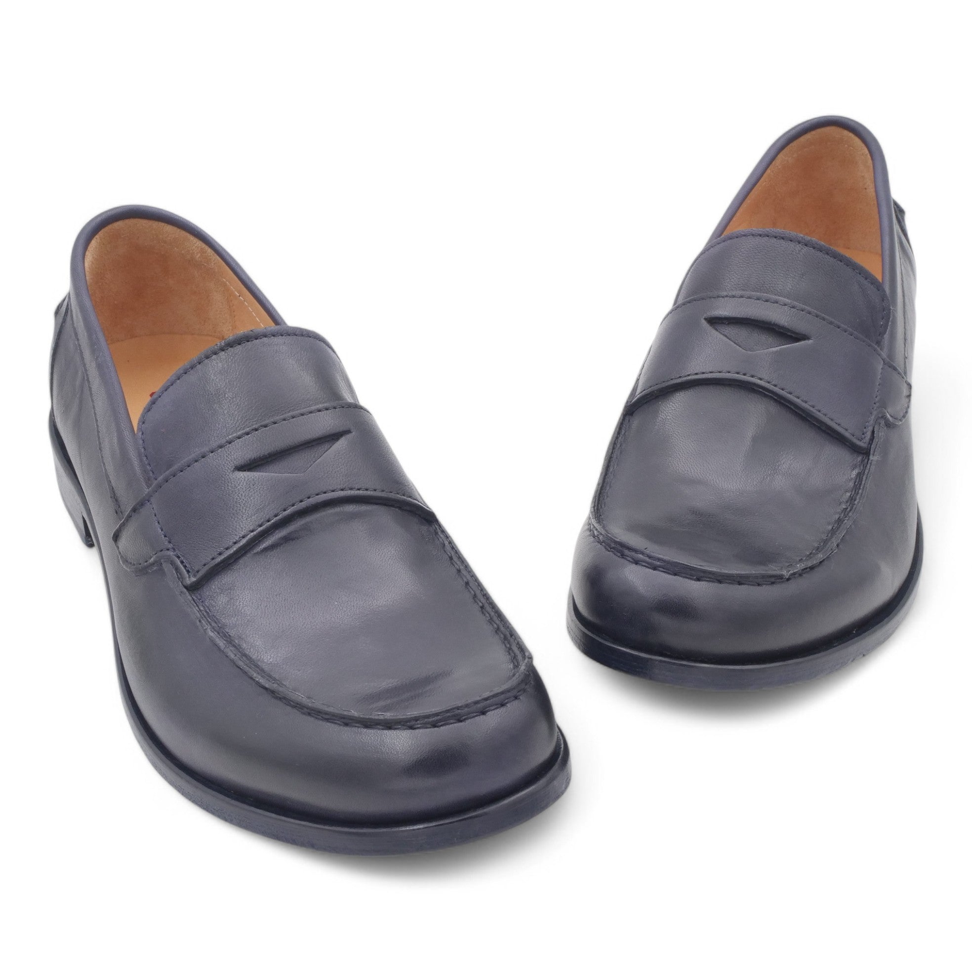'- ["Artigianato","JP\/DAVID","Mocassini","PE25","Scarpe","Uomo"] - Mocassini Uomo JP/DAVID Papua Blue 2580/1/170 - Lupis SRL