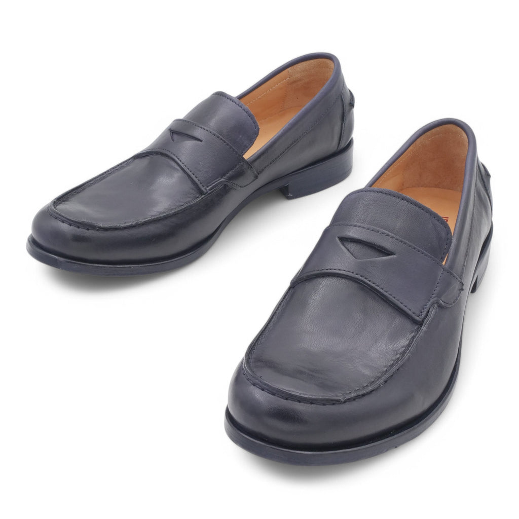 '- ["Artigianato","JP\/DAVID","Mocassini","PE25","Scarpe","Uomo"] - Mocassini Uomo JP/DAVID Papua Blue 2580/1/170 - Lupis SRL