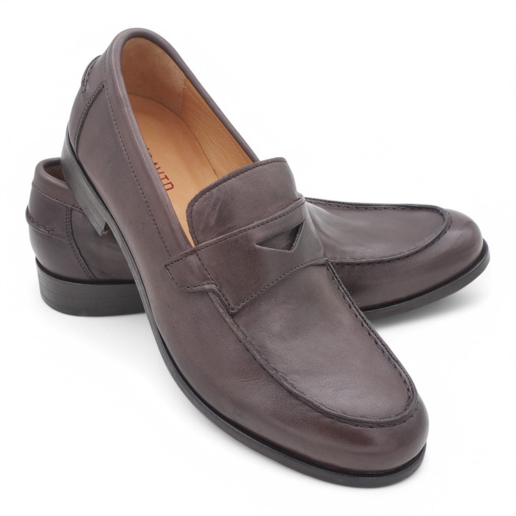 '- ["Artigianato","JP\/DAVID","Mocassini","PE25","Scarpe","Uomo"] - Mocassini Uomo JP/DAVID Papua Marrone 2580/1/176 - Lupis SRL