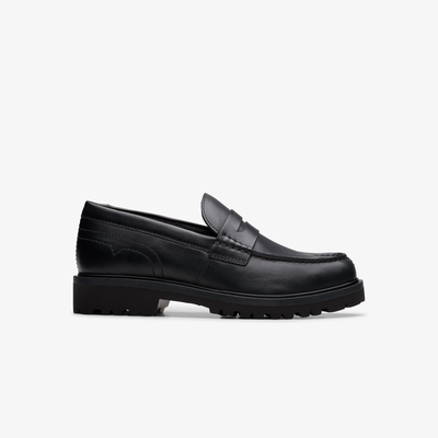 Mocassini Uomo Clarks Berwick Lo Black Leather 26183727