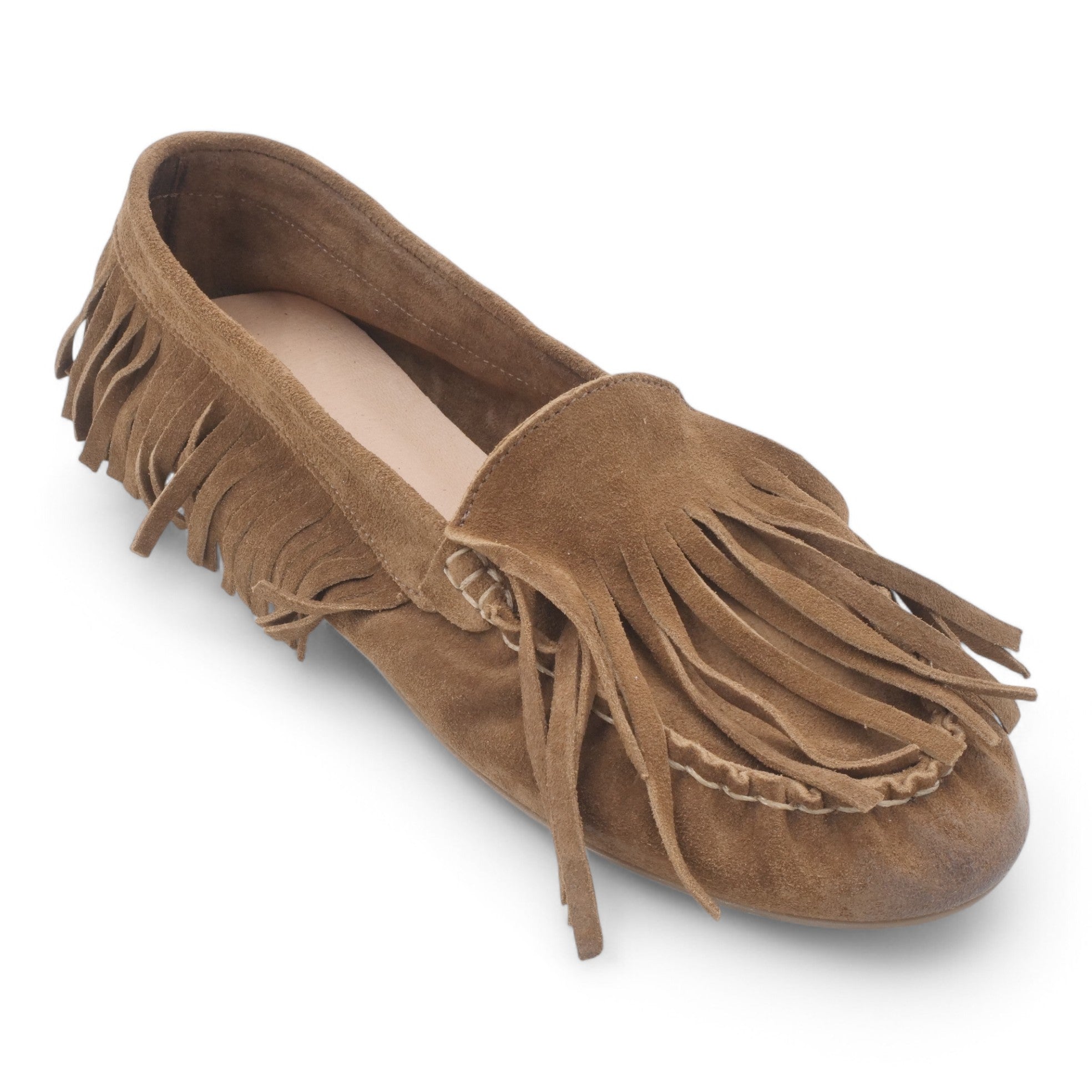 '- ["Artigianato","Eva Picci","Mocassini","PE25","Scarpe"] - Mocassini da Donna Eva Picci Camoscio Sand EKLEI05-01 - Lupis SRL