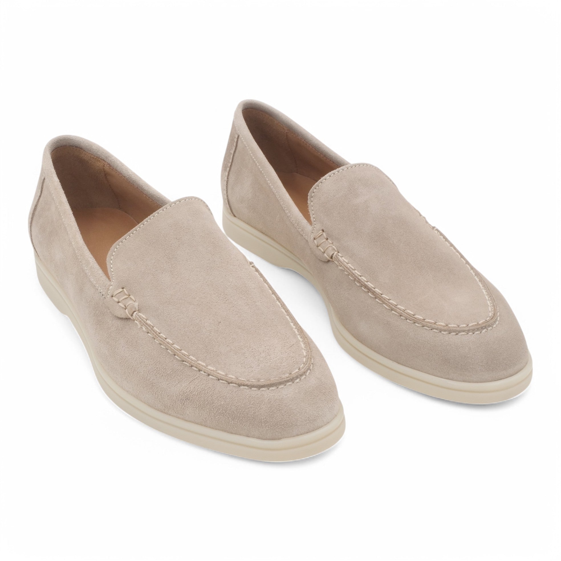 '- ["Artigianato","Donna","Eva Picci","Mocassini","PE25","Scarpe"] - Mocassino da Donna Eva Picci Mattone in Camoscio JL188 - Lupis SRL