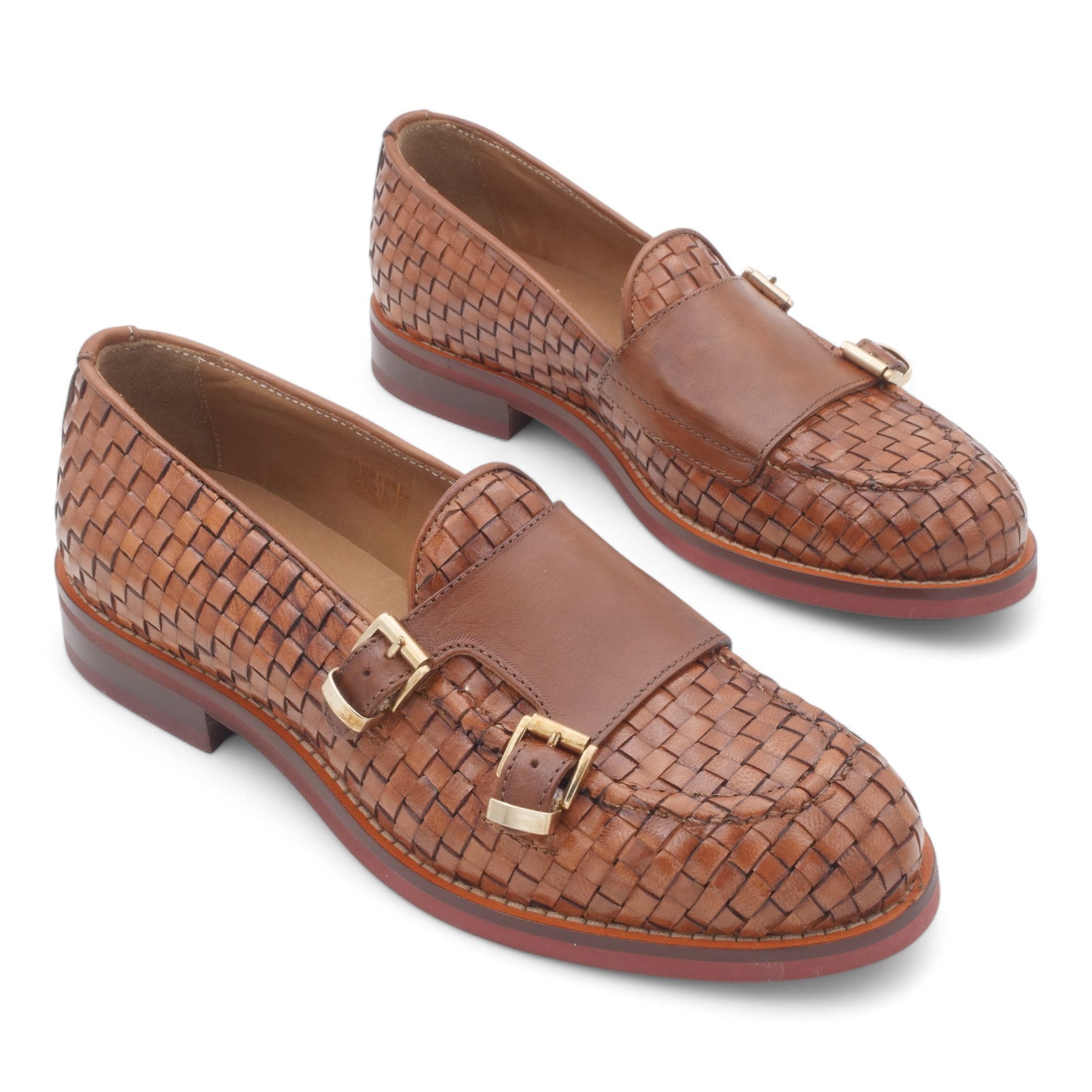 '- ["Artigianato","Donna","Eva Picci","Mocassini","PE25","Scarpe"] - Mocassino da Donna Intrecciato Eva Picci Cuoio 0414 - Lupis SRL
