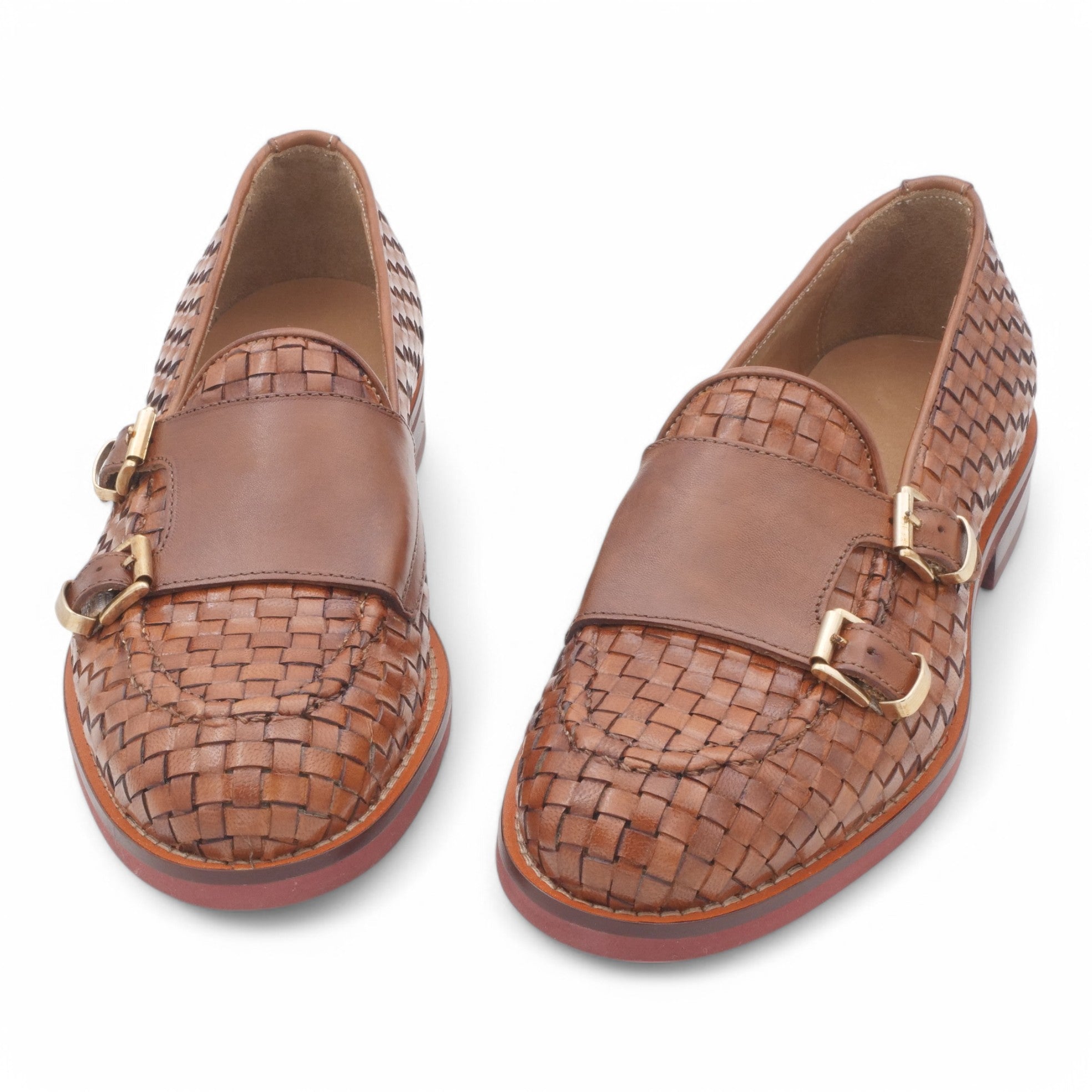 '- ["Artigianato","Donna","Eva Picci","Mocassini","PE25","Scarpe"] - Mocassino da Donna Intrecciato Eva Picci Cuoio 0414 - Lupis SRL