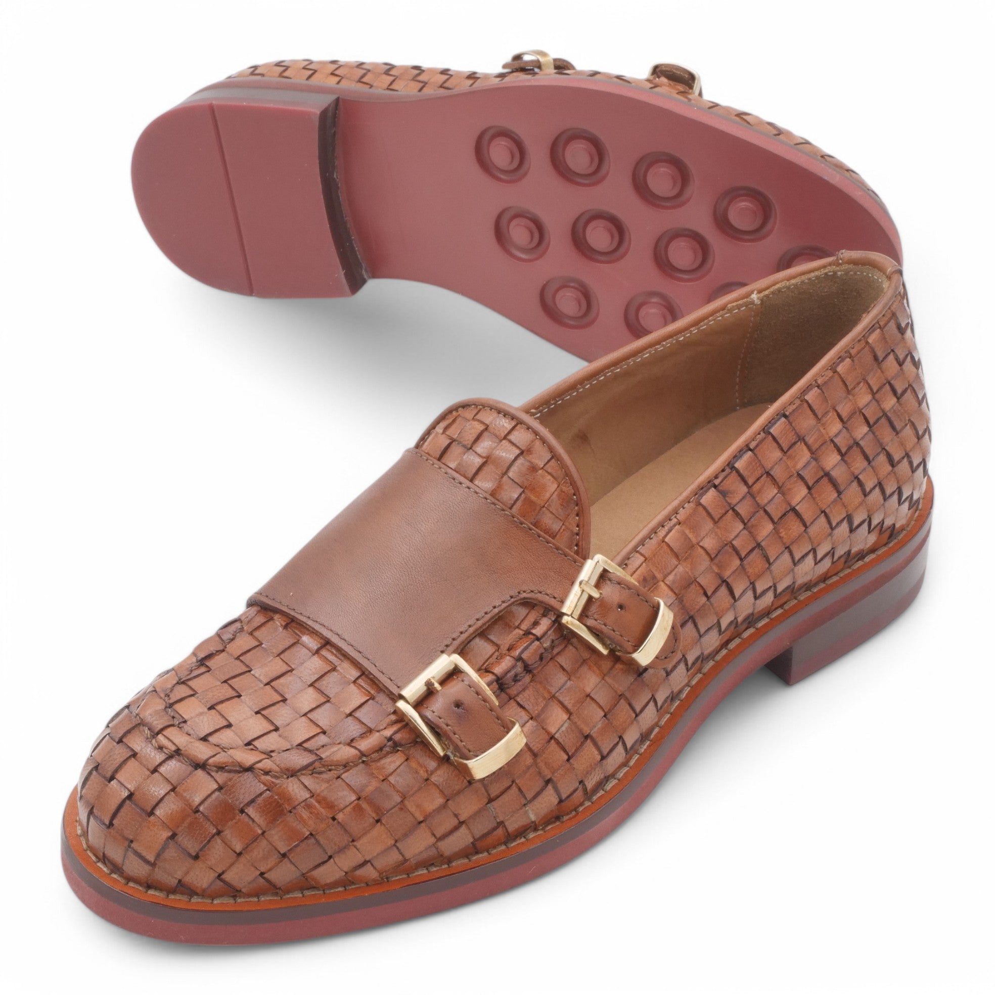 '- ["Artigianato","Donna","Eva Picci","Mocassini","PE25","Scarpe"] - Mocassino da Donna Intrecciato Eva Picci Cuoio 0414 - Lupis SRL