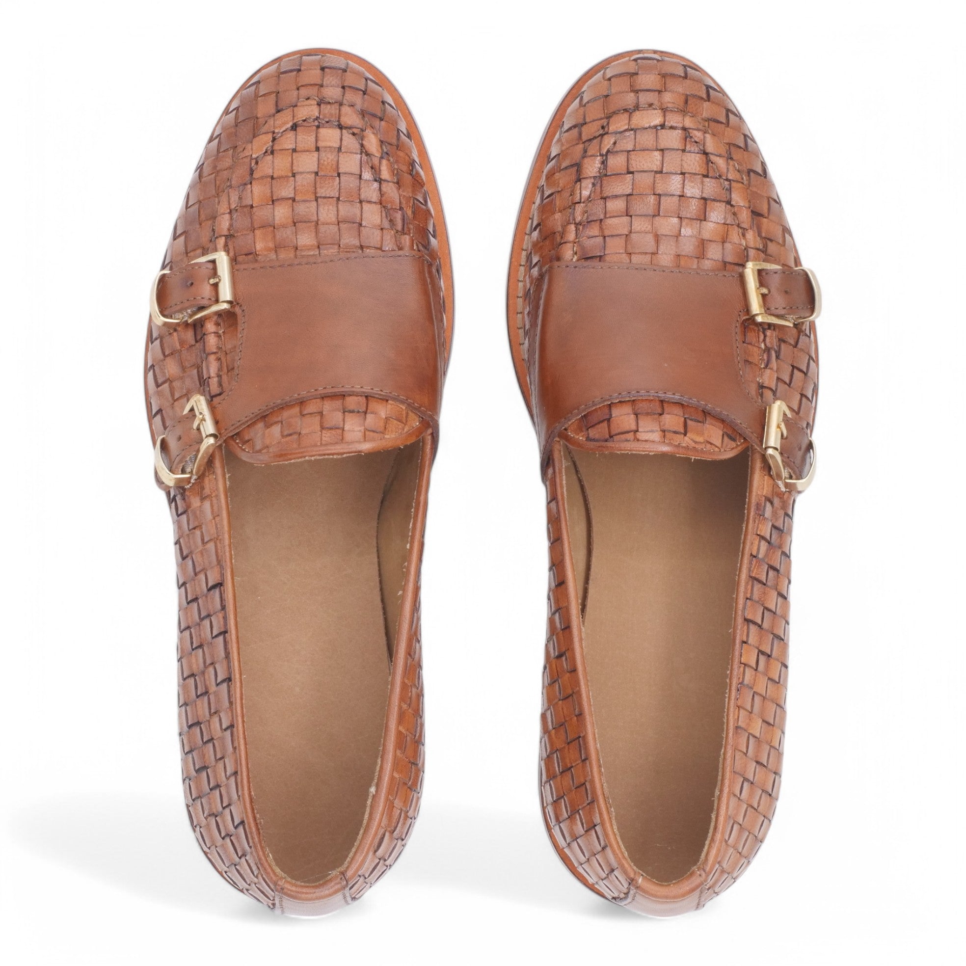 '- ["Artigianato","Donna","Eva Picci","Mocassini","PE25","Scarpe"] - Mocassino da Donna Intrecciato Eva Picci Cuoio 0414 - Lupis SRL