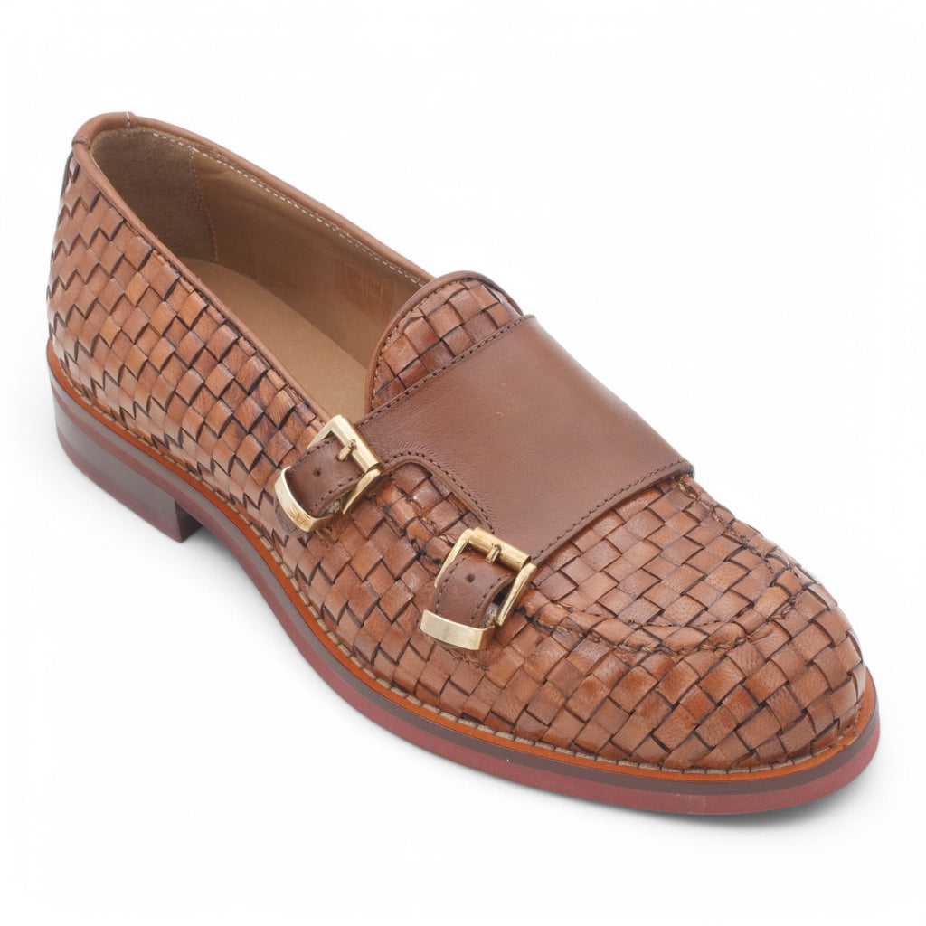 '- ["Artigianato","Donna","Eva Picci","Mocassini","PE25","Scarpe"] - Mocassino da Donna Intrecciato Eva Picci Cuoio 0414 - Lupis SRL