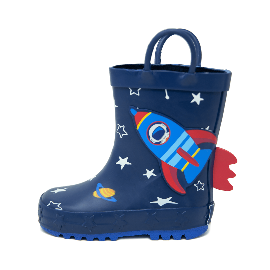 '- ["Kids","Mr. Tiggle","Scarpe","Stivali di gomma"] - Mr. Tiggle Rain Boots Razzo Blu 001 011 - Lupis SRL