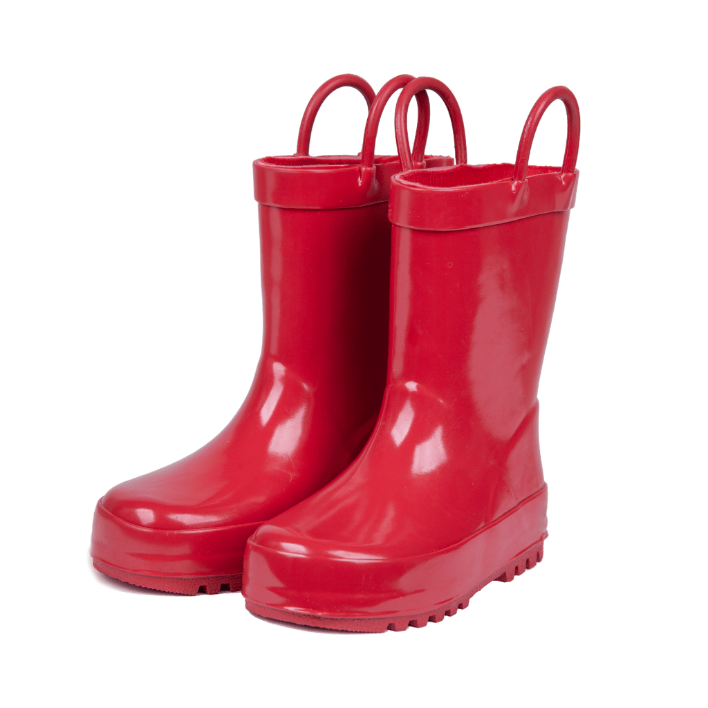 '- ["Kids","Mr. Tiggle","Scarpe","Stivali di gomma"] - Mr. Tiggle Rain Boots Rosso 001 005 - Lupis SRL