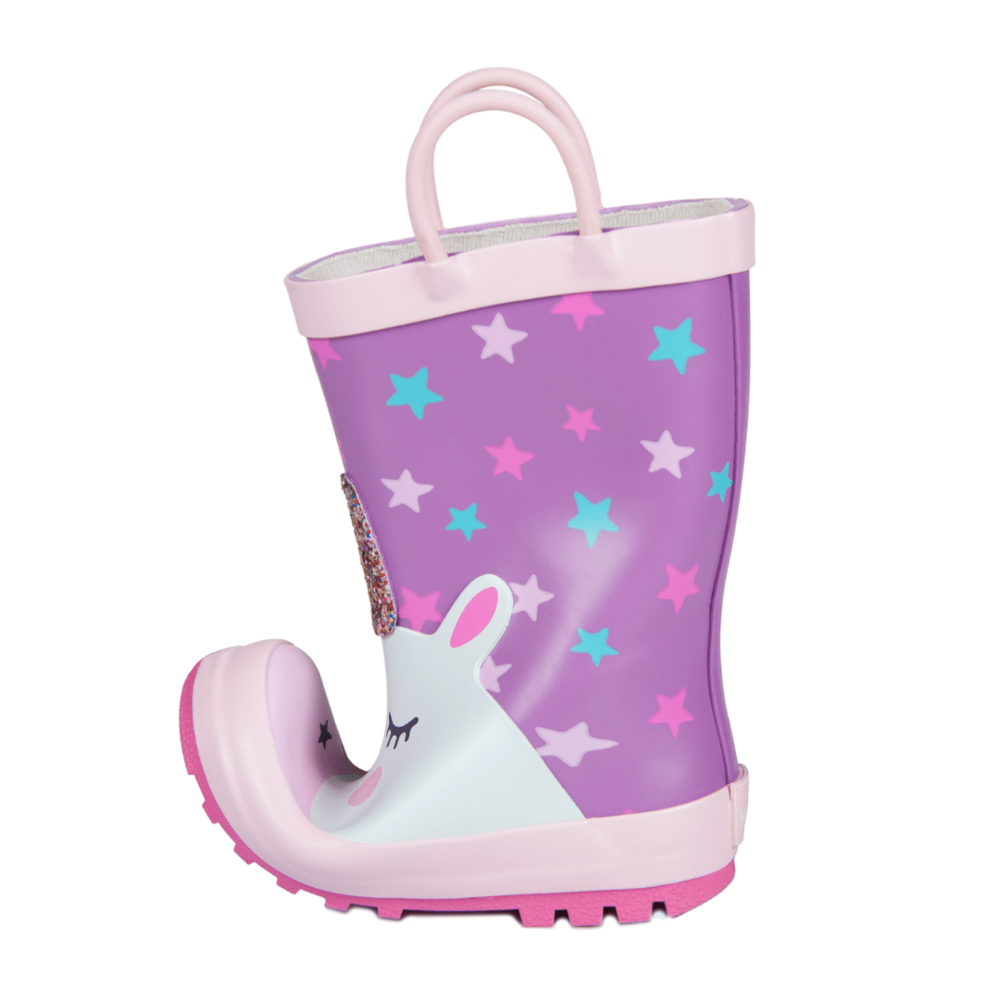 '- ["Kids","Mr. Tiggle","Scarpe","Stivali di gomma"] - Mr. Tiggle Rain Boots Unicorno Stelle 001-023 - Lupis SRL