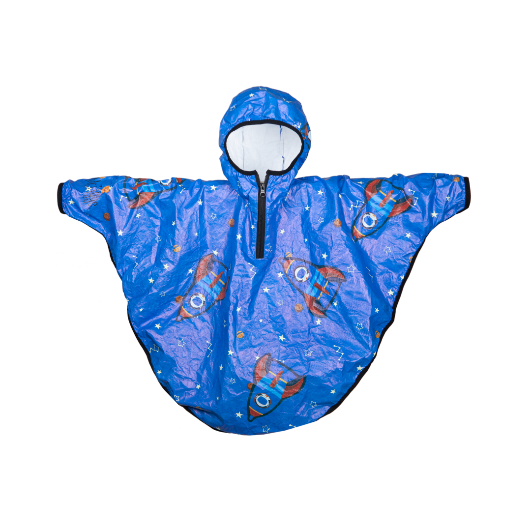 '- ["Abbigliamento","Giacche","Kids","Mantella pioggia","Mr. Tiggle"] - Mr. Tiggle Rain Cape Razzo Stellato - Lupis SRL