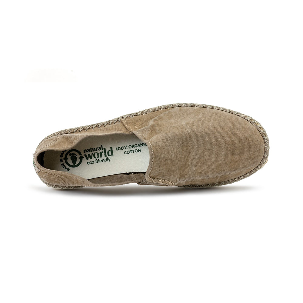 '- ["Natural World","Scarpe","Slip-on","Ultima Taglia","Uomo"] - Natural World 325 Espadrillas Beige - Lupis SRL