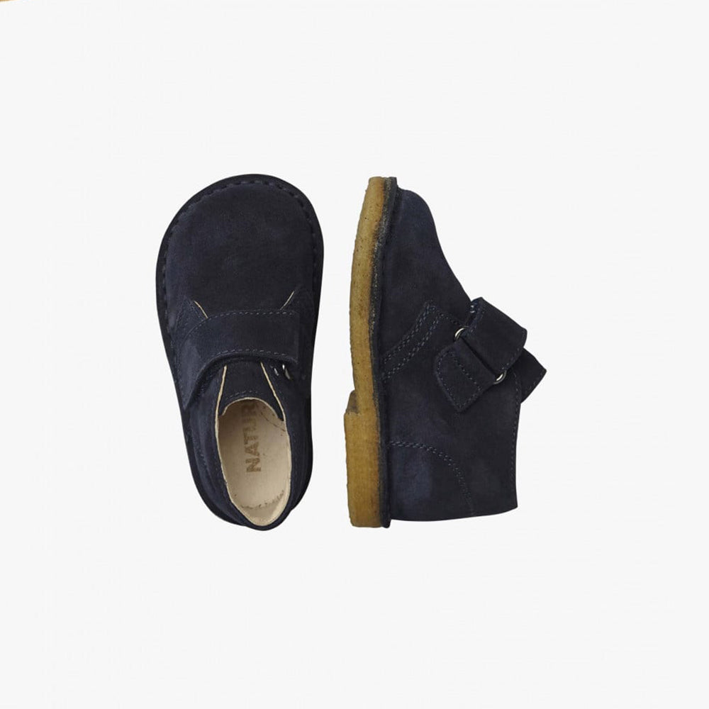 '- ["Kids","Naturino","Polacco","Scarpe","Toddler","Ultima Taglia"] - Naturino Choco Suede Strappo Blu - Lupis SRL