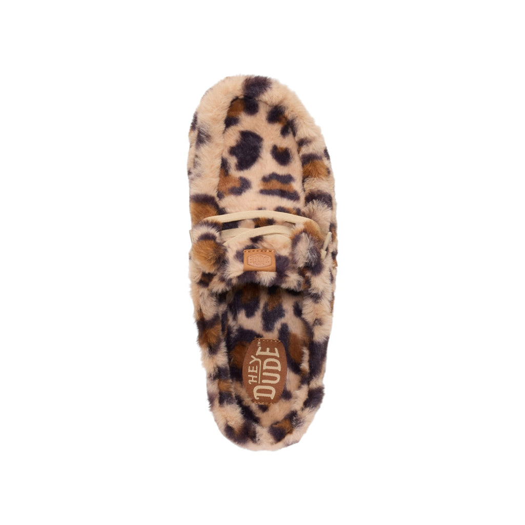 '- ["Donna","FW25","HEYDUDE","Pantofole","Sabot","Scarpe"] - Pantofole HEYDUDE Wendy Slipper Leo Fur Tan Multi 44714-2UG - Lupis SRL