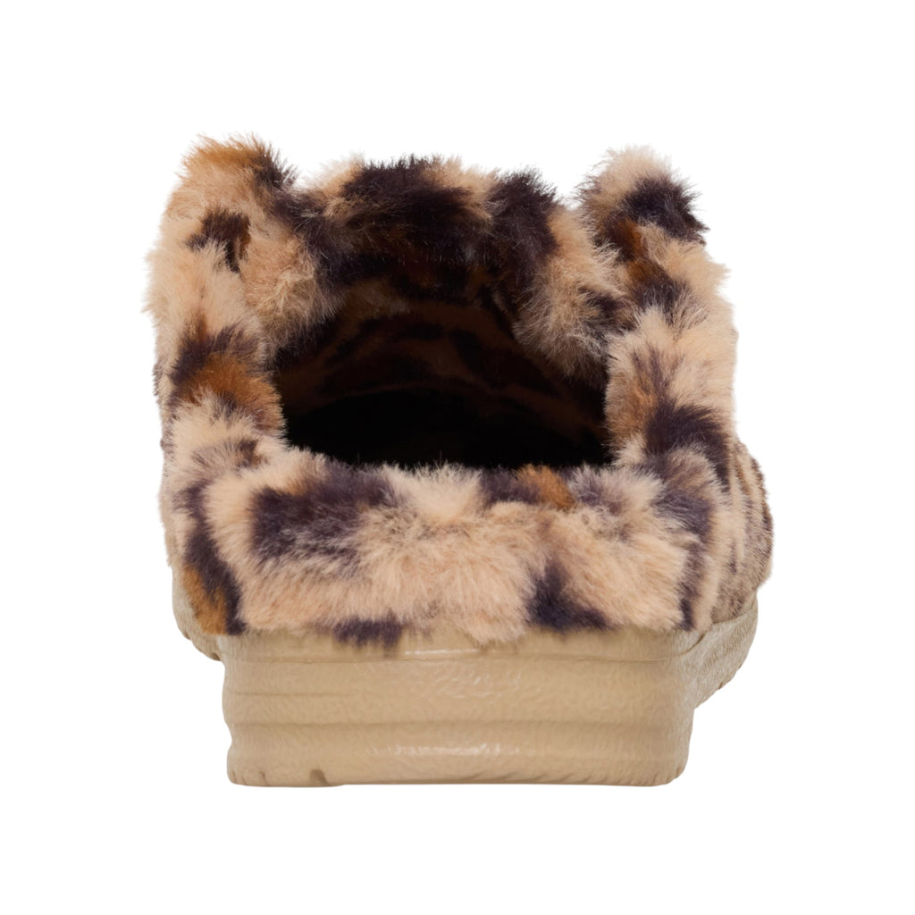 '- ["Donna","FW25","HEYDUDE","Pantofole","Sabot","Scarpe"] - Pantofole HEYDUDE Wendy Slipper Leo Fur Tan Multi 44714-2UG - Lupis SRL