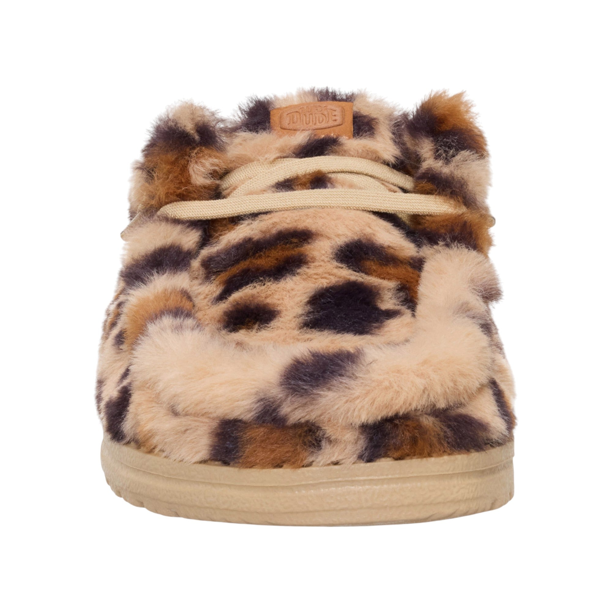 '- ["Donna","FW25","HEYDUDE","Pantofole","Sabot","Scarpe"] - Pantofole HEYDUDE Wendy Slipper Leo Fur Tan Multi 44714-2UG - Lupis SRL