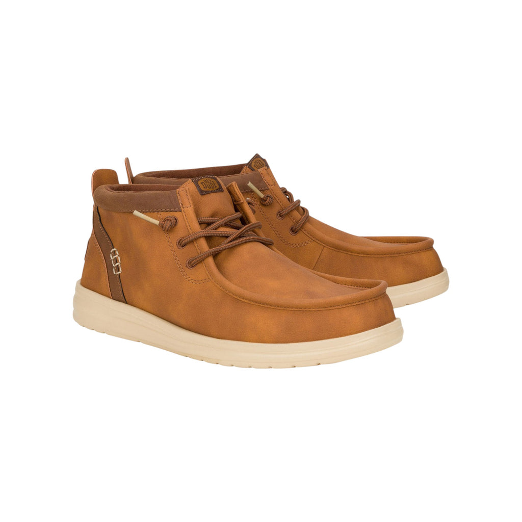 '- ["FW25","HEYDUDE","Polacco","Scarpe","Stivaletti","Uomo"] - Polacco HEYDUDE Wally Mid Gripr Classic Brown 42051-2DU - Lupis SRL