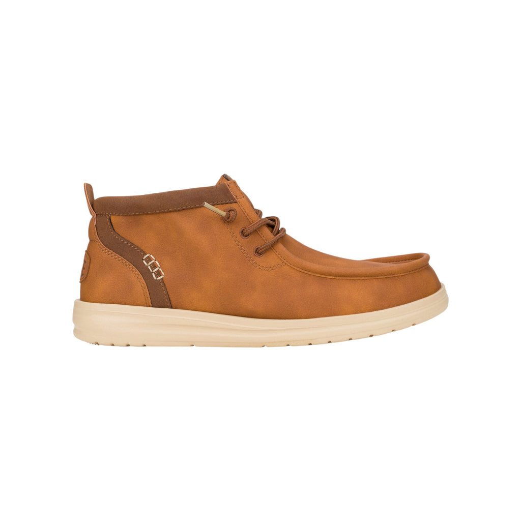 '- ["FW25","HEYDUDE","Polacco","Scarpe","Stivaletti","Uomo"] - Polacco HEYDUDE Wally Mid Gripr Classic Brown 42051-2DU - Lupis SRL