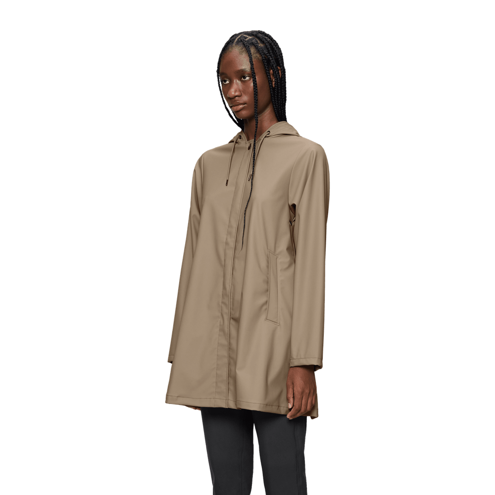 Rains Giacca Unisex A-Line W Jacket Beige 18050-BEI