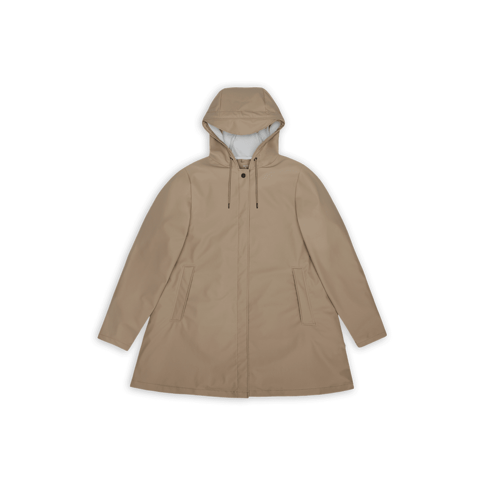 Rains Giacca Unisex A-Line W Jacket Beige 18050-BEI