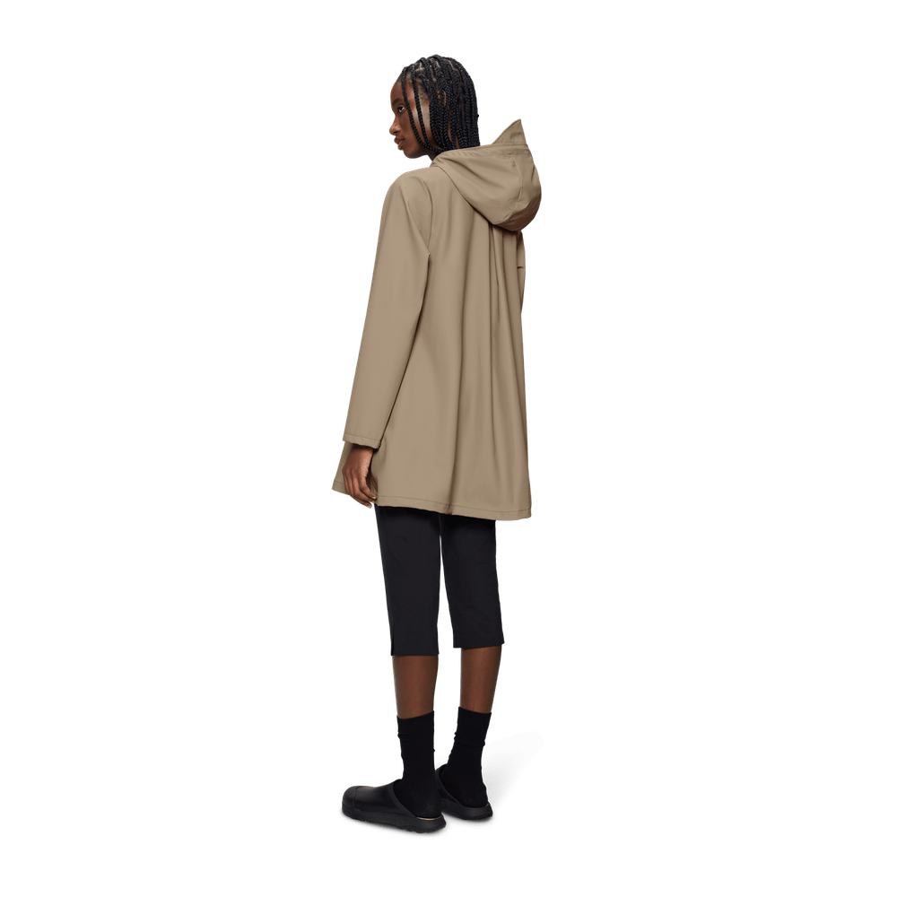Rains Giacca Unisex A-Line W Jacket Beige 18050-BEI