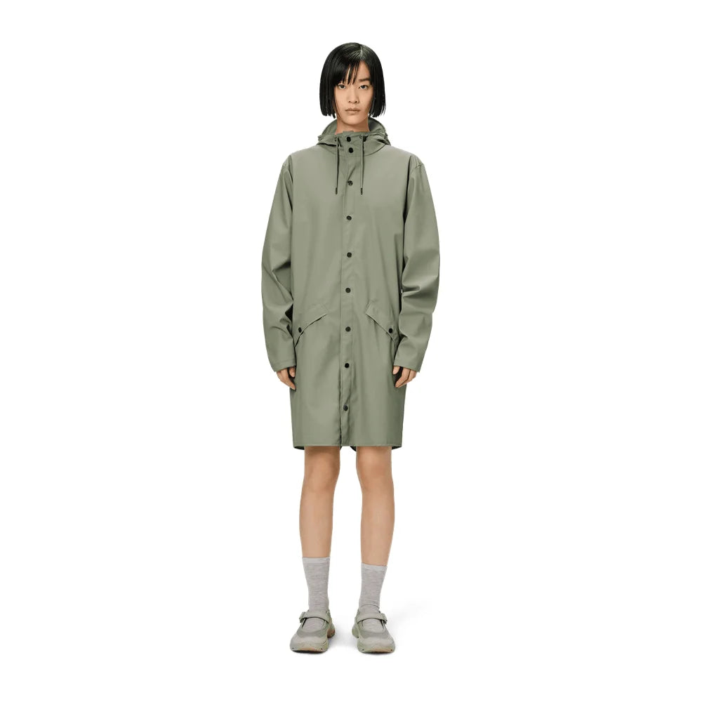 '- Abbigliamento, Donna, Giacche, PE25, Rains, Unisex, Uomo - Rains Long Jacket Drift W3 12020 - Lupis SRL