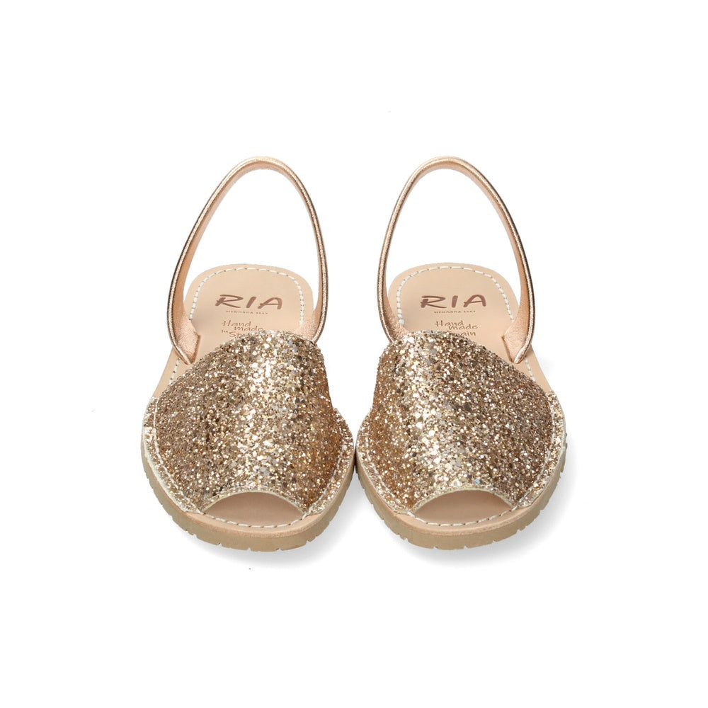 Ria Menorca Minorchine Donna Glitter Metalizado Peach Caramelo 21224-S2