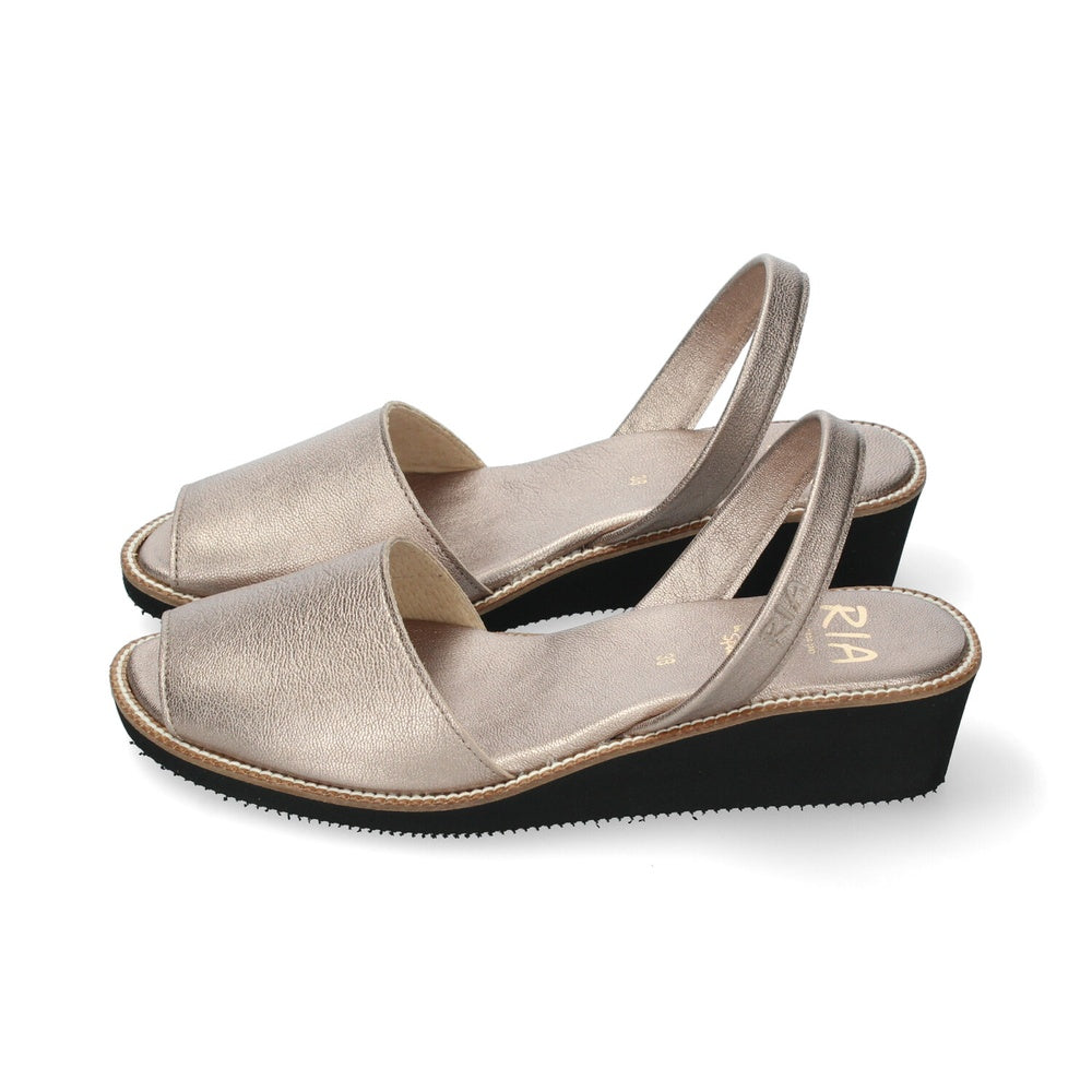 Ria Menorca Minorchine Donna Metalgrain Onix Negro 22510