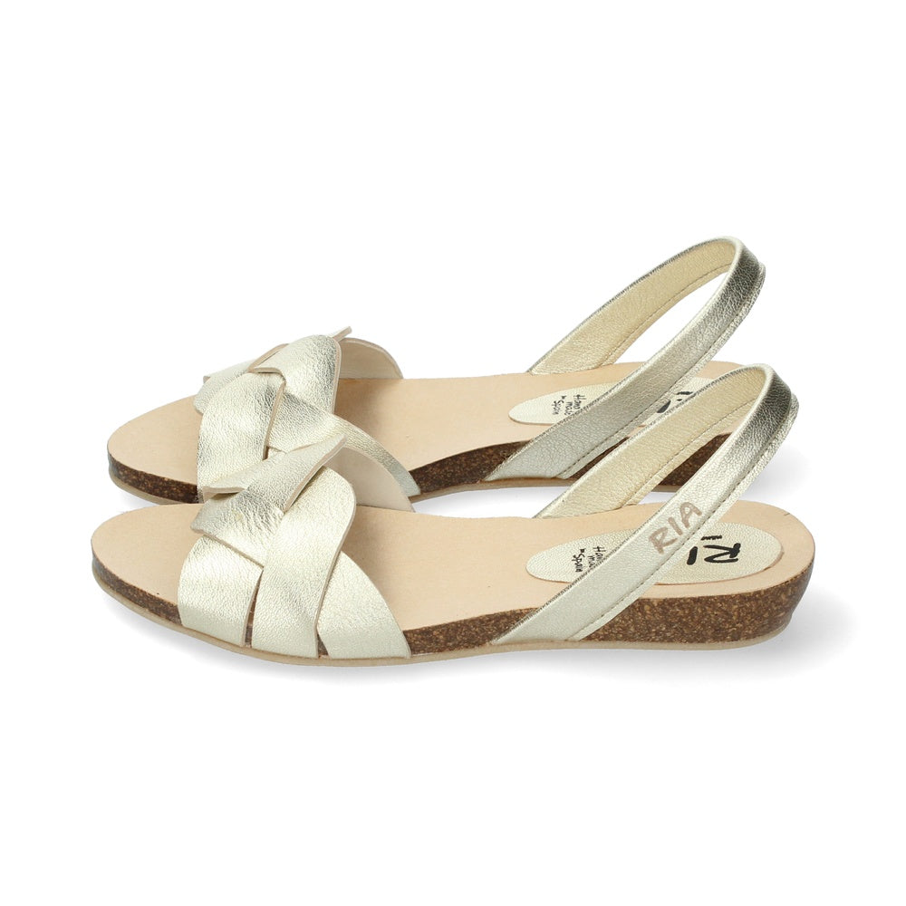 Ria Menorca Sandali Donna Metalgrain Carrara Champany Caramelo 33501-40349