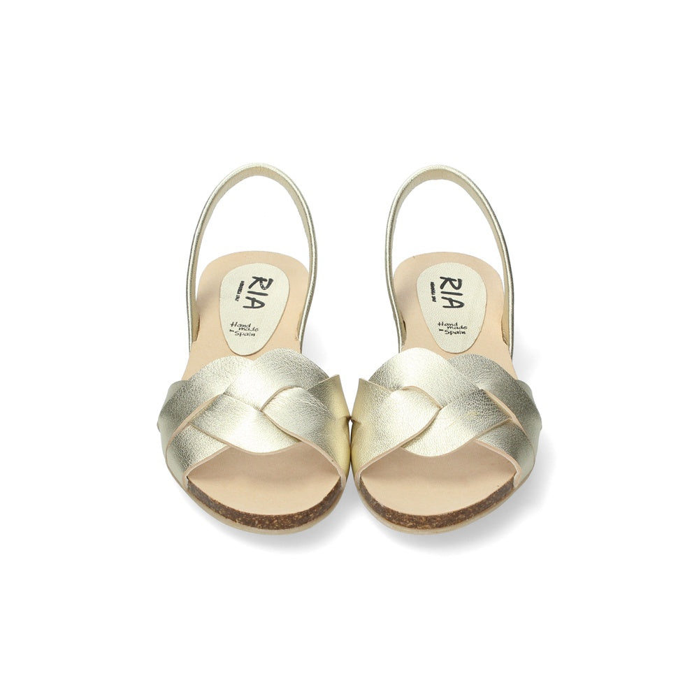 Ria Menorca Sandali Donna Metalgrain Carrara Champany Caramelo 33501-40349