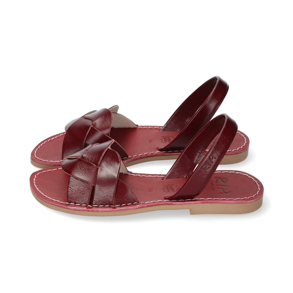 Ria Menorca Sandali Donna Piuma Vino Caramelo 40349-W