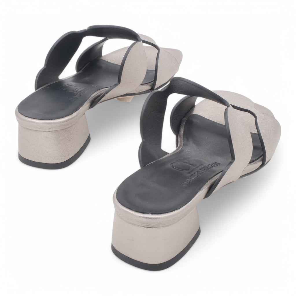 '- ["Artigianato","Donna","Kalos","PE25","Sandali Eleganti","Scarpe"] - Sandali da Donna Kalos Laminato Ambra T.35 KA20213 - Lupis SRL