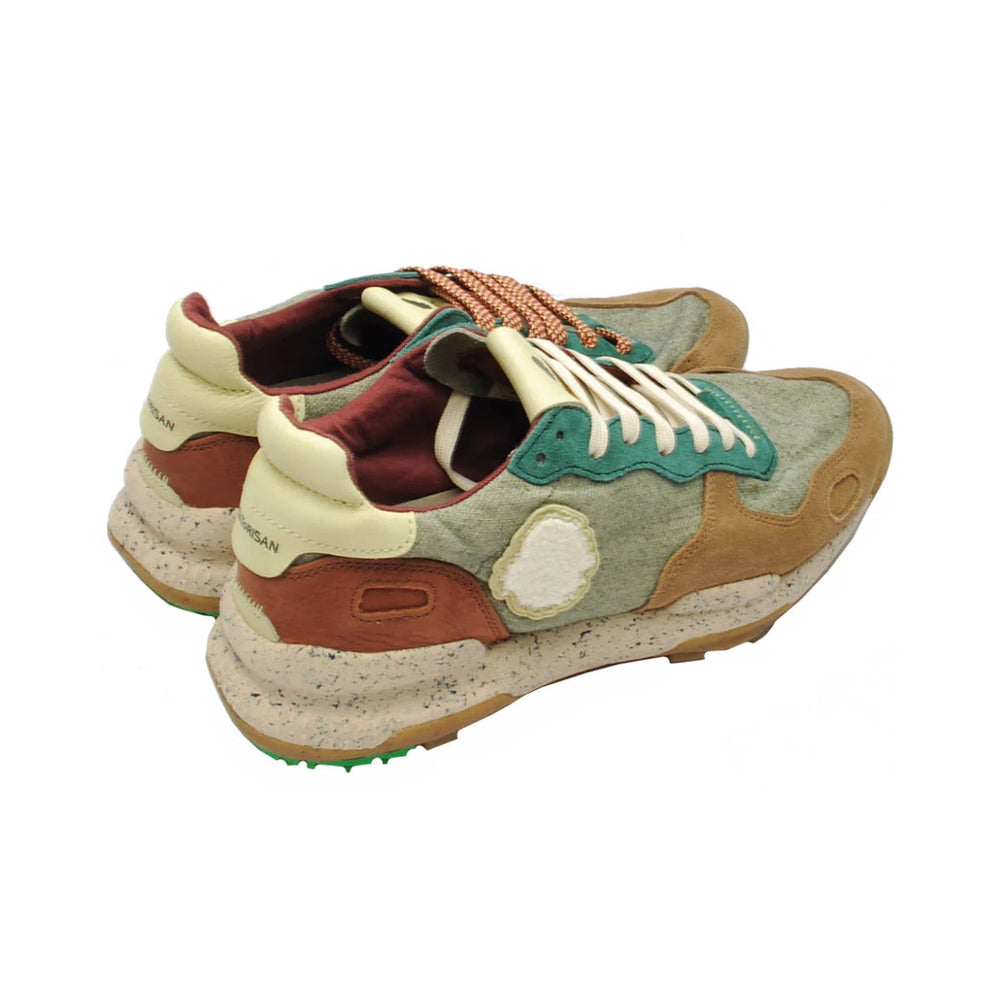 Satorisan Scarpe Uomo Chacrona Linen Dry Seaweed 110107A