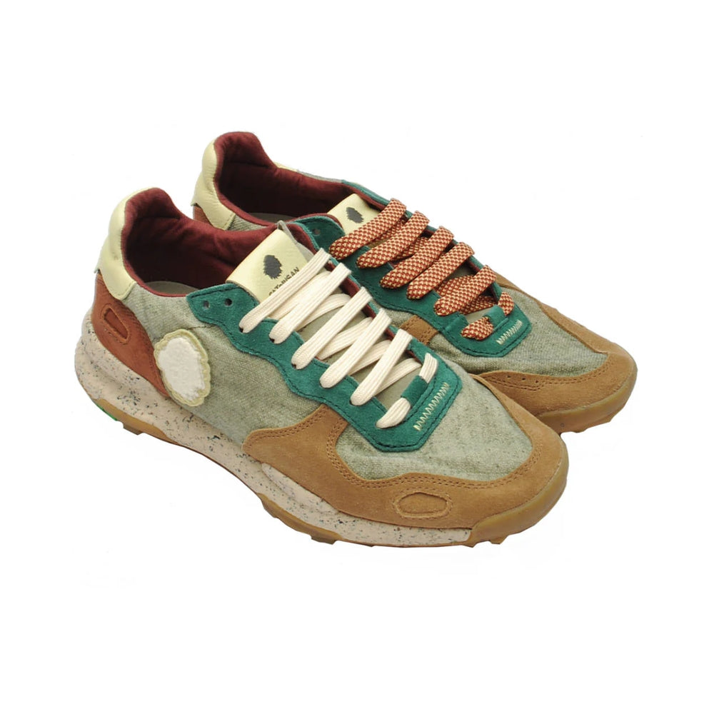Satorisan Scarpe Uomo Chacrona Linen Dry Seaweed 110107A