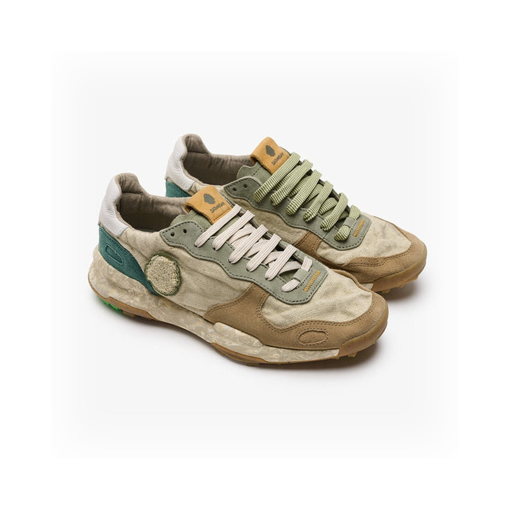 Satorisan Scarpe Uomo Chacrona Linen Urbanite Green M 110107A