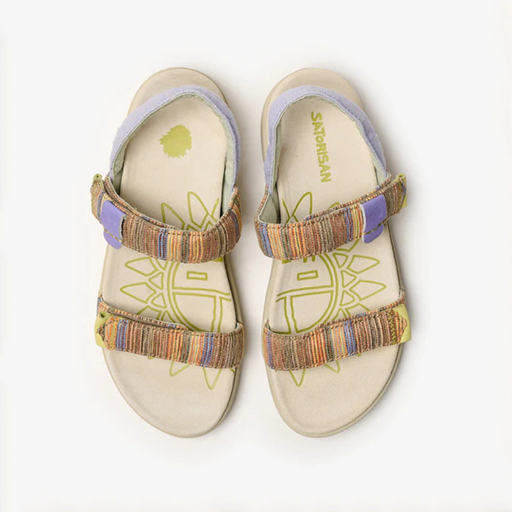 '- ["Donna","PE25","Sandali","Sandali Sportivi","Satorisan","Scarpe"] - Satorisan Kona Raffia Etnico 110125A-366 - Lupis SRL