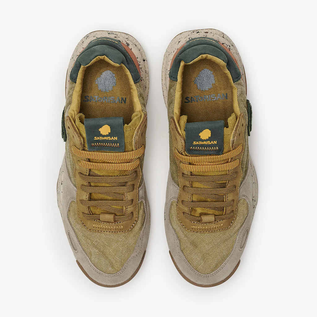 '- ["PE25","Satorisan","Scarpe","Scarpe sportive","Uomo"] - Satorisan Chacrona Linen Wheathered Khaki 110107A-343 - Lupis SRL